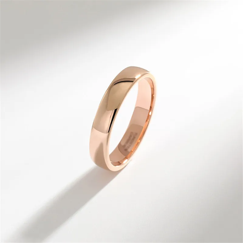 Tigrade 2/4/6mm 18K Roségold plattierter Wolframkarbid-Ehering für Frauen, massiver Verlobungsring für Liebende, Anel Modeschmuck – Detail 4