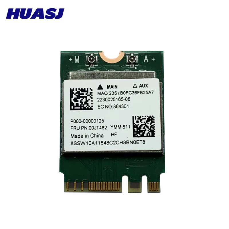 New 2.4 + 5GHz Wireless Card, 433M, BT4.0 NGFF m2, Wireless Card for RTL8821AE, AW-CB161H on sale