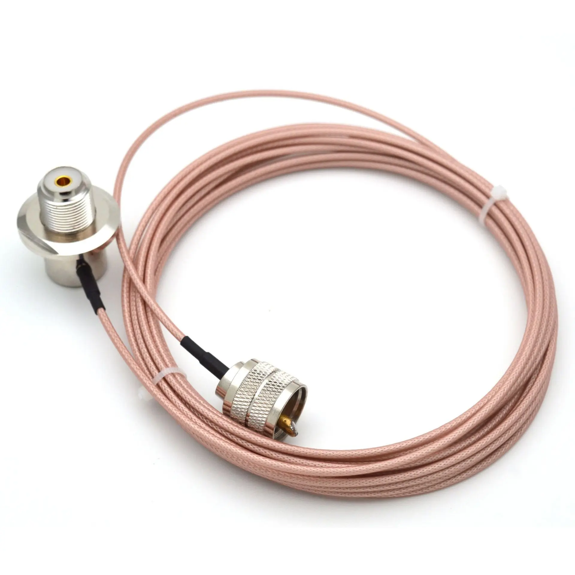 

Pink 3 5 10 Meters RG316 Coaxial Cable UHF/ PL259 Male to Female for KT-8900D BJ-218 BJ-318 Ham Radio Walkie Talkie Antenna