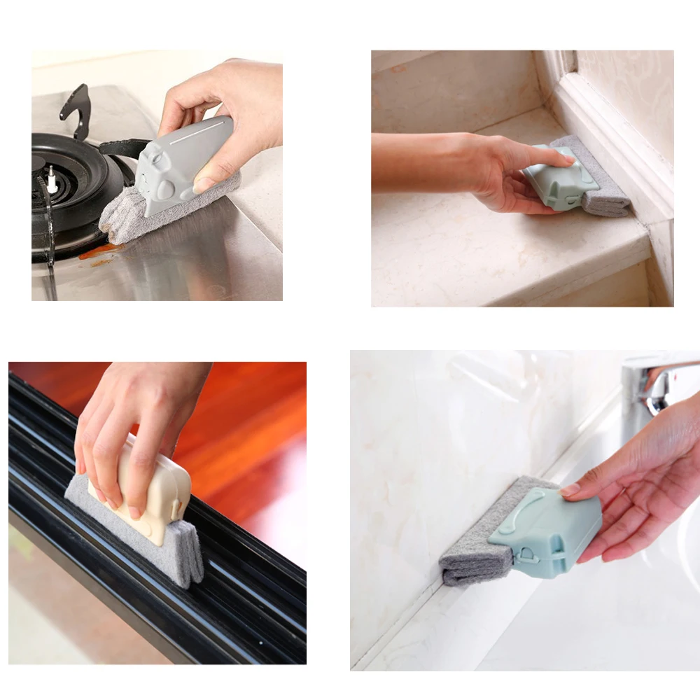 New Window Creative Groove Cleaning Cloth Window Cleaning Brush Windows Slot Cleaner Brush Clean Window Slot Clean Tool