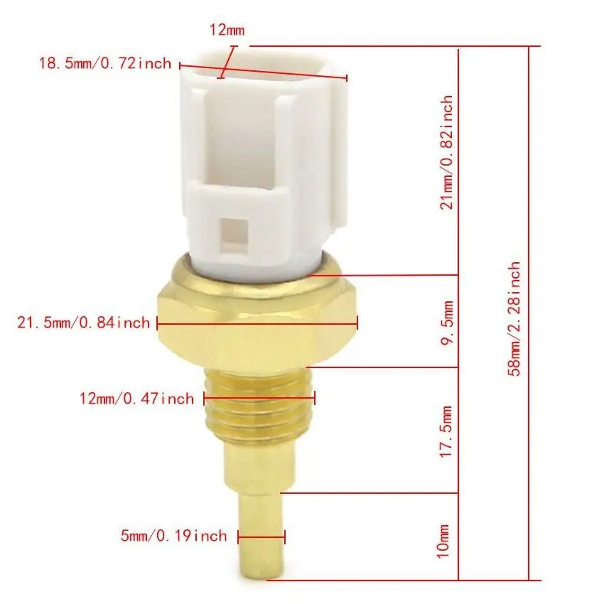 

Snowmobile Radiator Temperature Sensor For Yamaha RX10 Apex LE SE X-TX 1.75 VK10 RS Viking Professional VK II EPS 5YP-85790-00