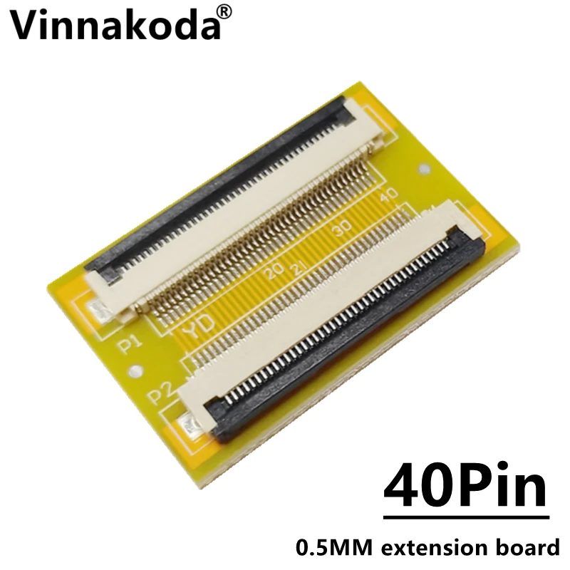 2PCS FFC/FPC extension board 0.5MM to 0.5MM 40P adapter board