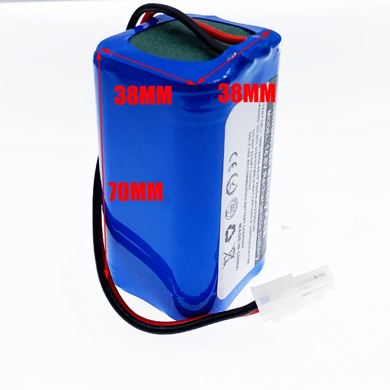 100%/New 14.8V 2600mah Li Ion Rechargeable Battery 14.4V 3200mah For ILIFE A4 A4s V7s A6 V7s Plus Robot Vacuum Cleaner iLife