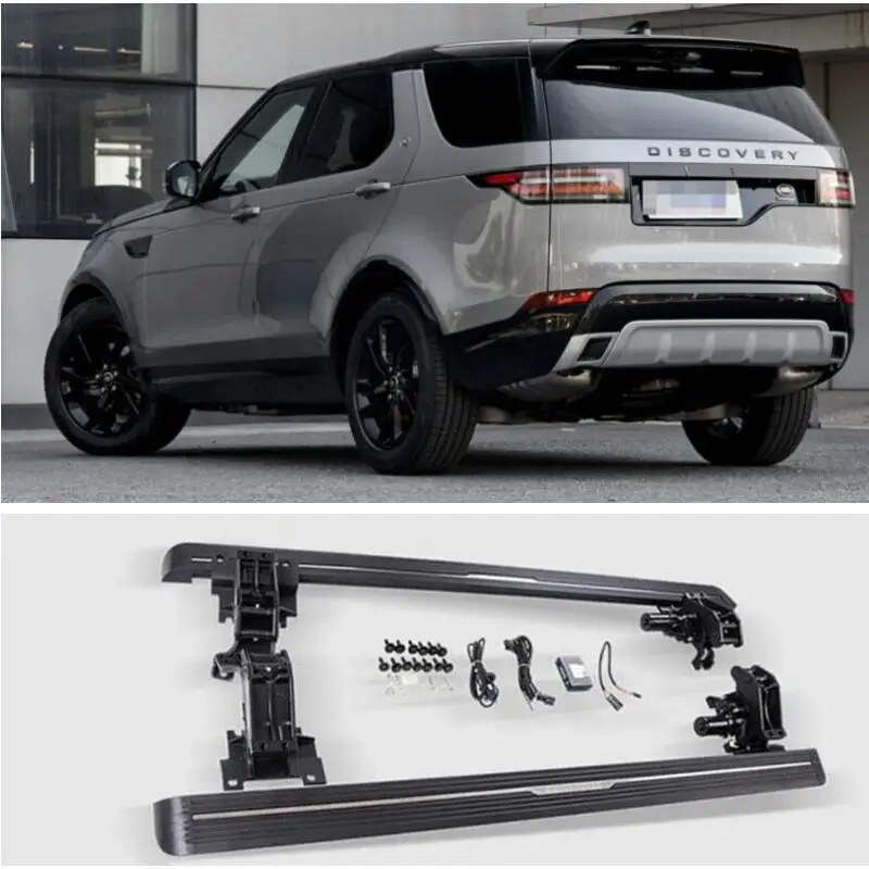 

For LAND ROVER Discovery 5 LR5 2017-2022 Electric Automatic Running Boards Side Step Bar Pedals High Quality Motor Switch