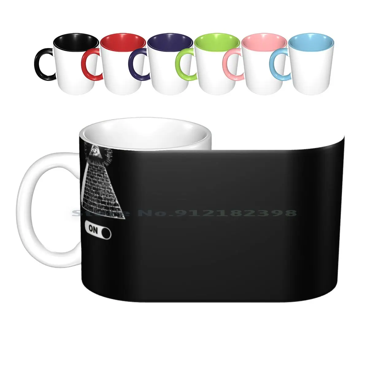 Illuminati Eye Of Providence All Seeing Eye Tshirt Ceramic Mugs Coffee Cups Milk Tea Mug Aerospace Engineer Book Aerospace