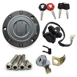 Ignition Switch Fuel Gas Cap Seat Lock Key Set For Yamaha YZF R1 YZF R6 1992-2013 FJR1300 2001-2010 FZ6 YZF1000 YZF600 1991-2011