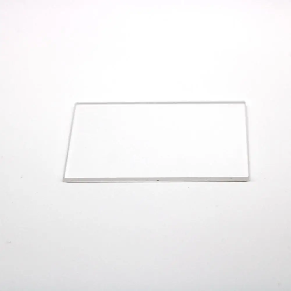 5 pces total lente protetora tamanho 60x60mm quadrado uv vidro da janela de quartzo jgs2