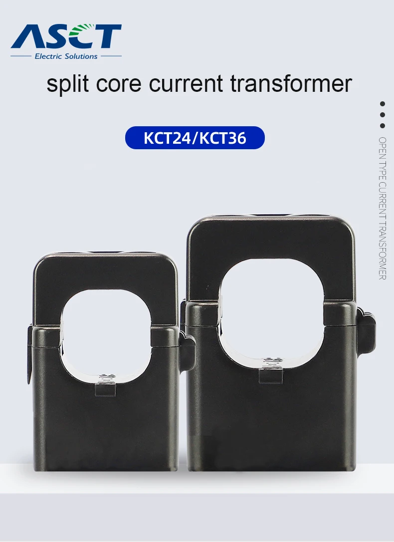 KCT-16 Split Core Current transformer AC Current Sensor  window size 16mm Clamp on CT from ASCT