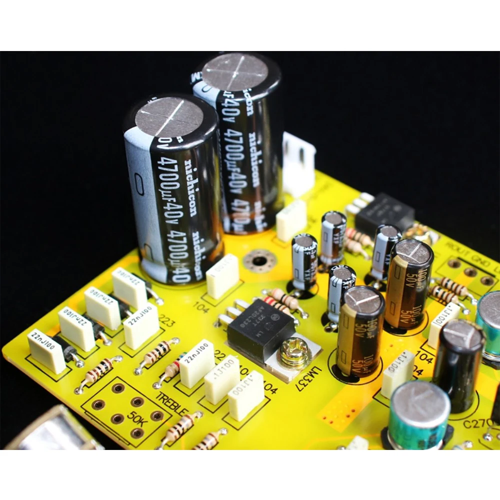 2SA992/2SC1845 LM317/337 B647/D667 DIY KITS/Finished Board Fully Discrete HIFI Tone Pre Pre-amplifier Board Base on NAD NAD3020