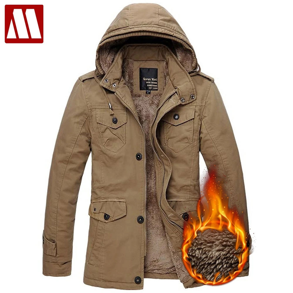 Nieuwe Mode Mannen Fleece Jas Verdikking Faux Fur Winterjas Parka Mens Super Warme Mantel Katoenen Jas Azië S-6XL d069