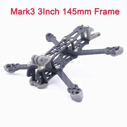 Mark3 Mark 3 3Inch 145 145mm Wheelbase Carbon Fiber Frame Kit w/ 4mm Arm For FPV RC Drone 1406 1506 1507 Motor 3 inch Propeller