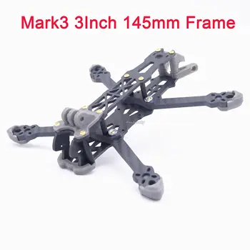 Mark3 Mark 3 3吋 145mm 軸距碳纖維機架套件,附4mm機臂,適用於FPV遙控無人機1406 1506 1507電機,3吋螺旋槳 8 最佳銷售 3吋FPV機架 - №1