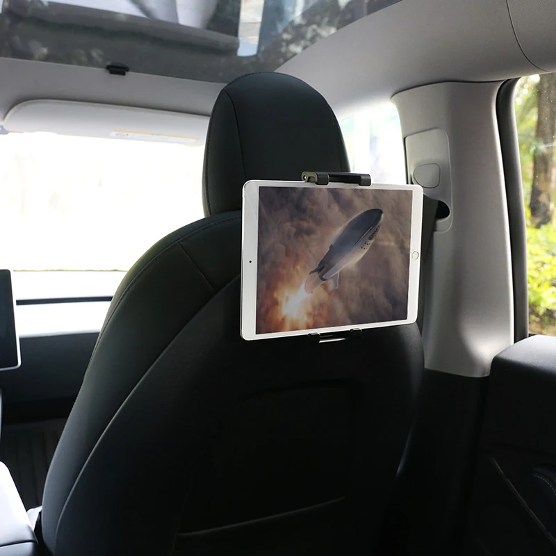 Auto Tablet Halter Für Tesla Modell 3 Modell Y Sitz Unterstützung Tablet Ständer Telefon Halterung für iPad Rotation Auto Innen zubehör