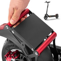 Scooter Rear Storage Shelf Electric Scooter Luggage Rack Rear Carrier Trunk Outdoor Cycling For LAOTIE L6 LANGFEITE L8