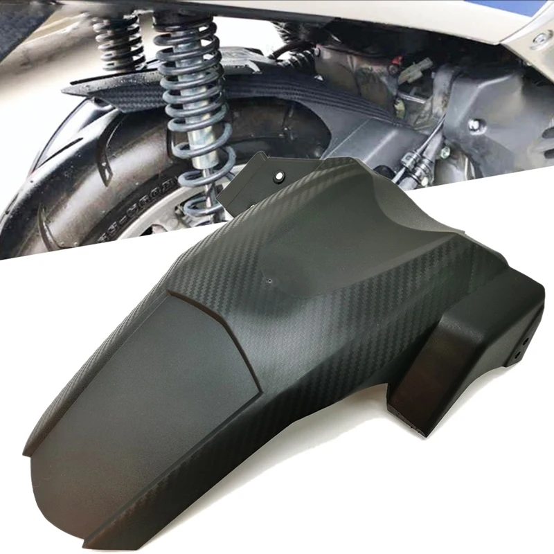 Parafango posteriore per moto parafango Hugger Splash Guard modello in fibra di carbonio per YAMAHA NMAX 155 NMAX 150