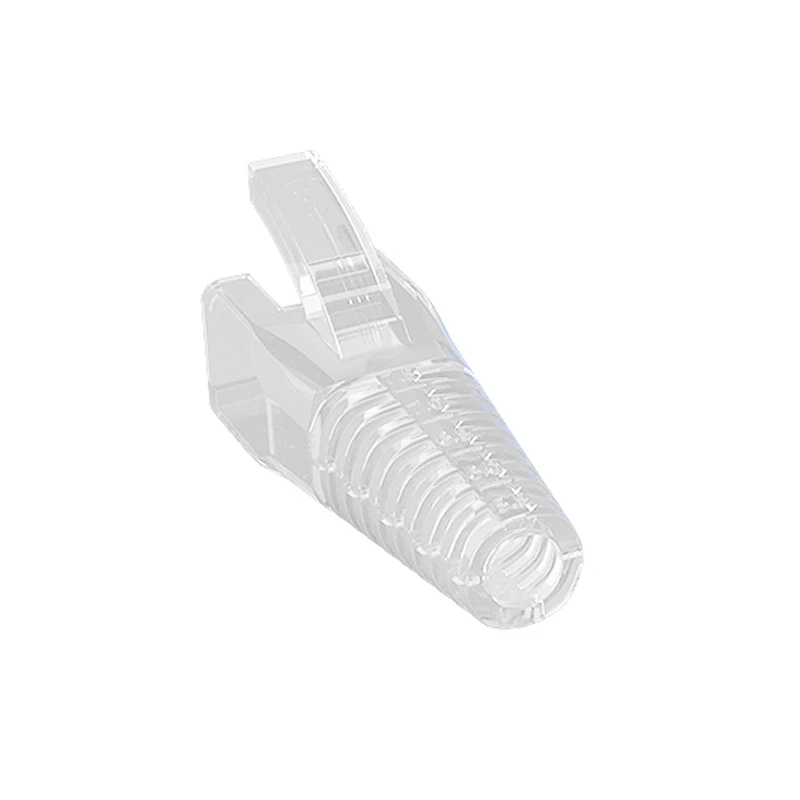 

CNCOB Cat7 Cat6a Cat6 Cat5 RJ45 Hat Connector Protector Cable Connector Protective Cover 100pcs Aperture: 5-7.5mm