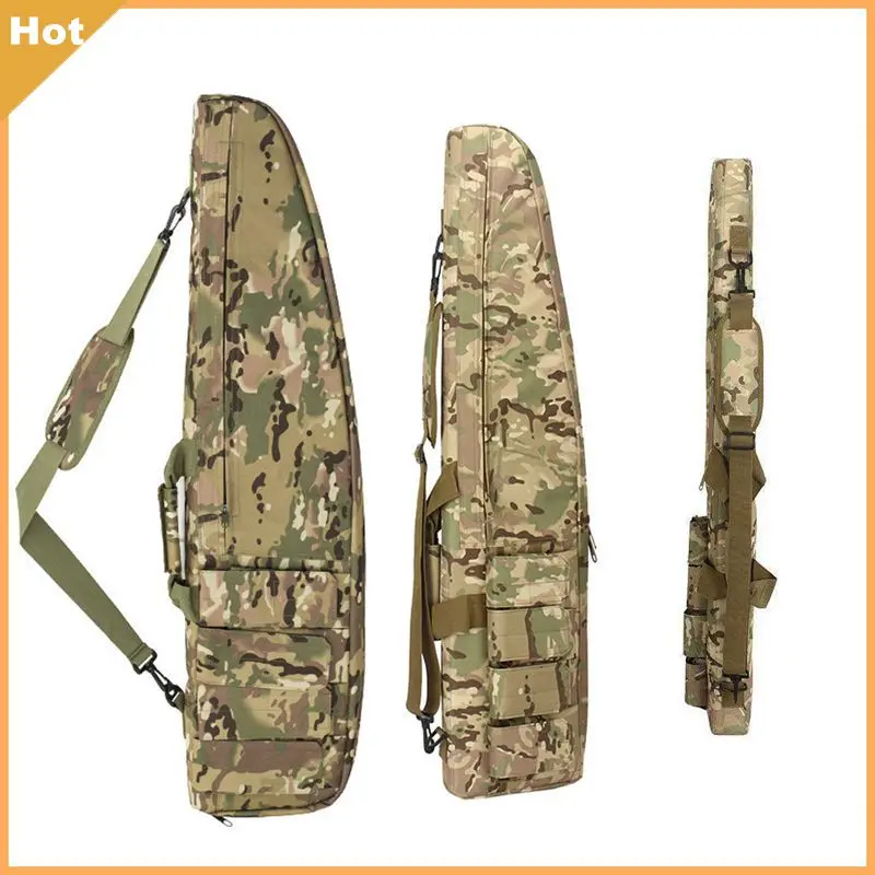Outdoor Oxford Gun Carrying Bag, Airsoft Rifle, Sniper Rifle, tático, militar, Paintball, Caça Acessórios