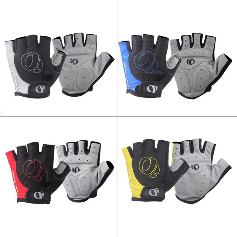 HOT Cycling Anti-slip Anti-sweat Men Women Half Finger Gloves Breathable Anti-shock Sports Gloves Bike Bicycle Glove