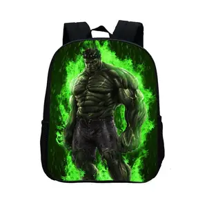 Cartoon School Bags for Children, Small Backpack for Kindergarten, Children present, Hulk, Baby, 12 8 Main Sales Hulk Backpack - №8