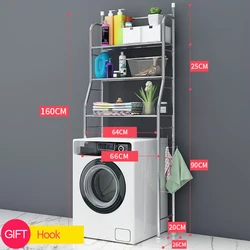 Shelves Shelf Above The Rack Washing Machine Toilet Luggage Batnroom Space Saver Organizer Stainless Steel