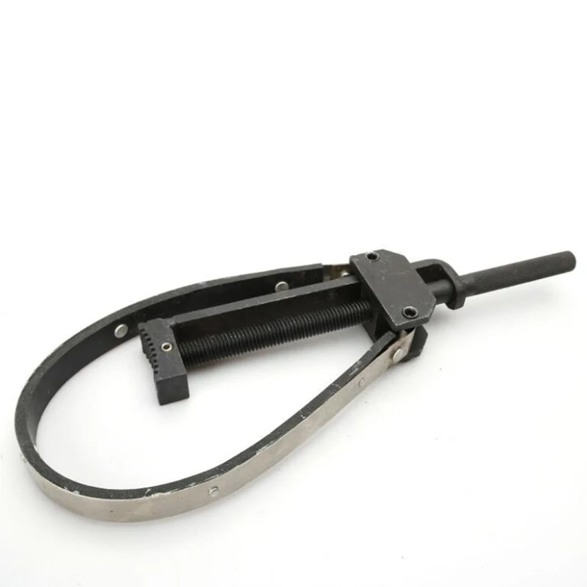 Gear and Pulley Puller with 6mm Thick Belt, Anti-slip Handle, Toothed Fixed Head for Flywheel Disk Front Clutch Disassembly