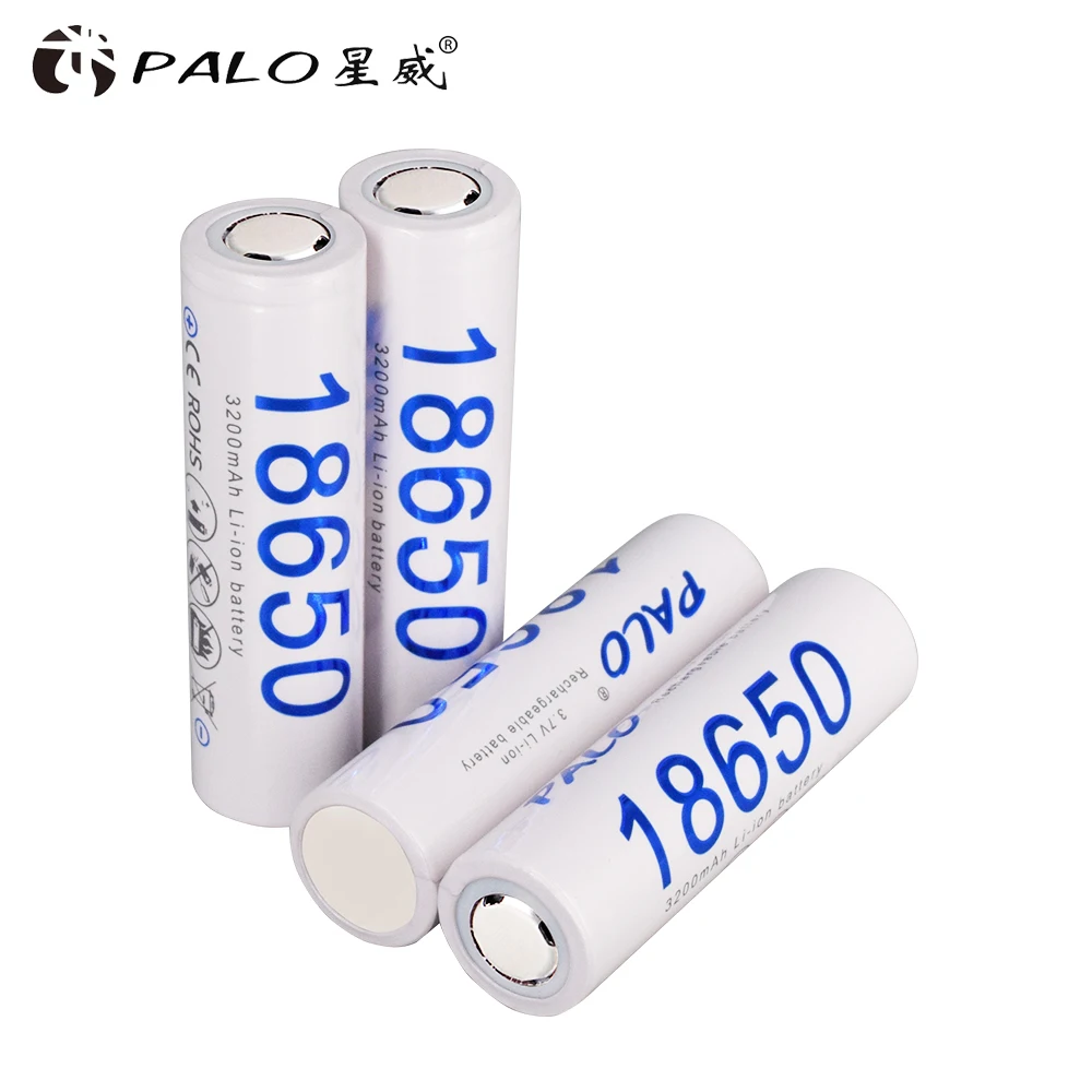 18650 battery 100% Original 3.7v NCR18650B 3200mah 18650 Li-ion Lithium Rechargeable Battery for Flashlight Batteries