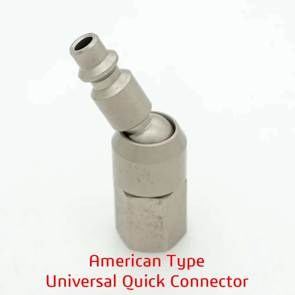 Imagem -04 - Universal Swivel Air Mangueira Conector Quick Release Couples Joint 360 Flow Fitting Euro Air Line Novo