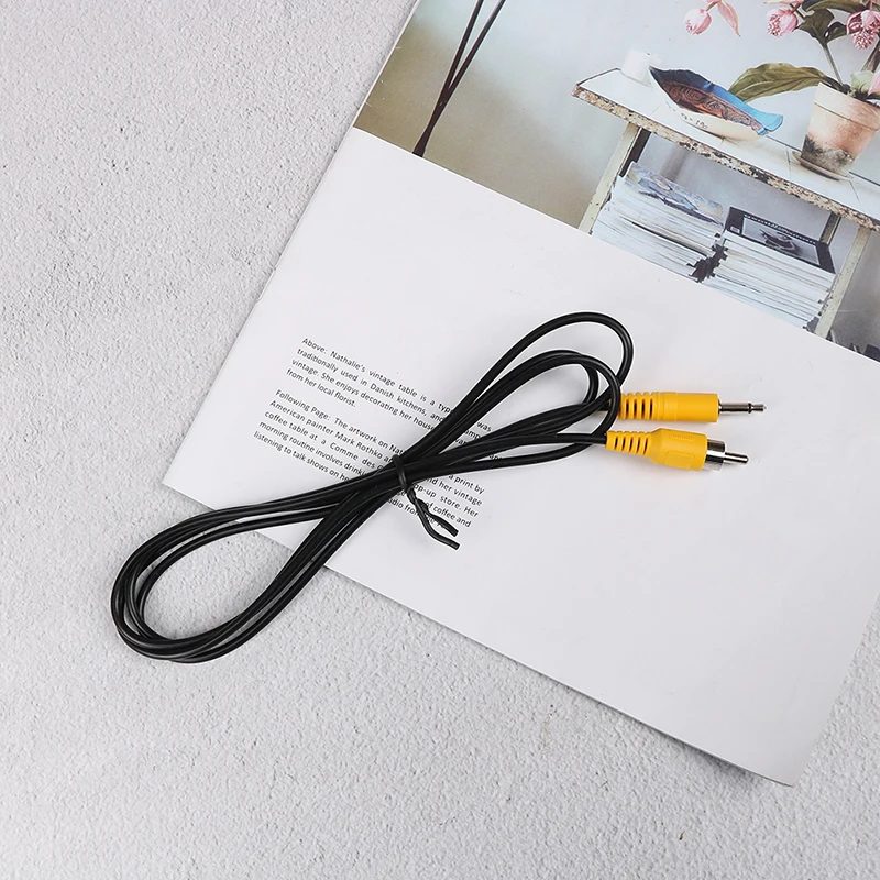 3.5 Mm 1/8 "Mono Nam Cắm Đơn RCA Âm Thanh Video Cáp Dây 1.5M