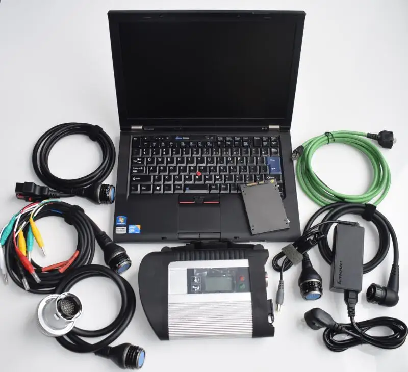 

T410 laptop i5 with MB Star C4 SD Connect SSD 2024.12v HHTwin win10 Diagnosis System Compact 4 Full Set Work for MB cars