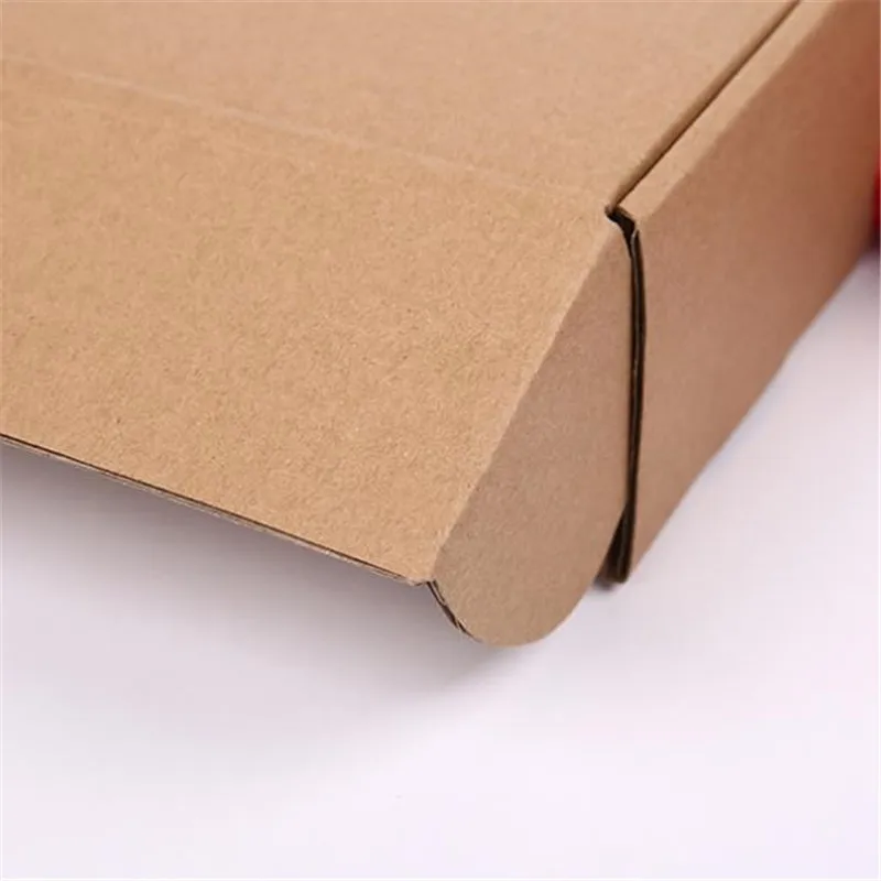 Brown Corrugated Paper Box Aircraft Carton Gift Packing Box Sock Package Hard Paper Gift Box Thicken 10pcs/lot