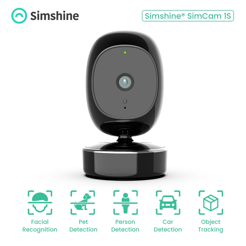 

Simshine Wireless Surveillance Camera with Wifi 5Ghz Security CCTV IP Camera Smart Home AI Person Tracking Facial Recognition