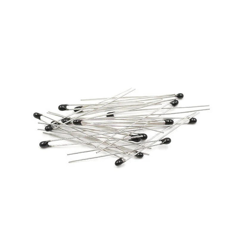 10pcs 3950K NTC 1K 2K 2.2K 3.3K 4.7K 5K 6.8K 10K 20K 47K MF52AT Thermistor Thermal Resistor 5% 68K 100k 500K MF52A Black Head