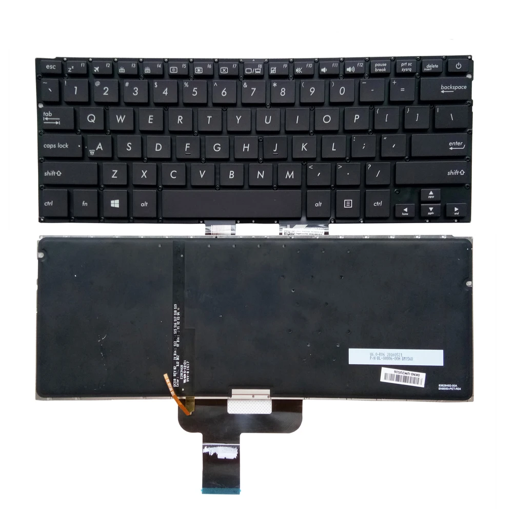 US Japanese Keyboard Backlight For ASUS Zenbook UX310 UX310UA UX310UQ UX410 UX410UA U4000 RX410 RX310 English Backlit Keyboards