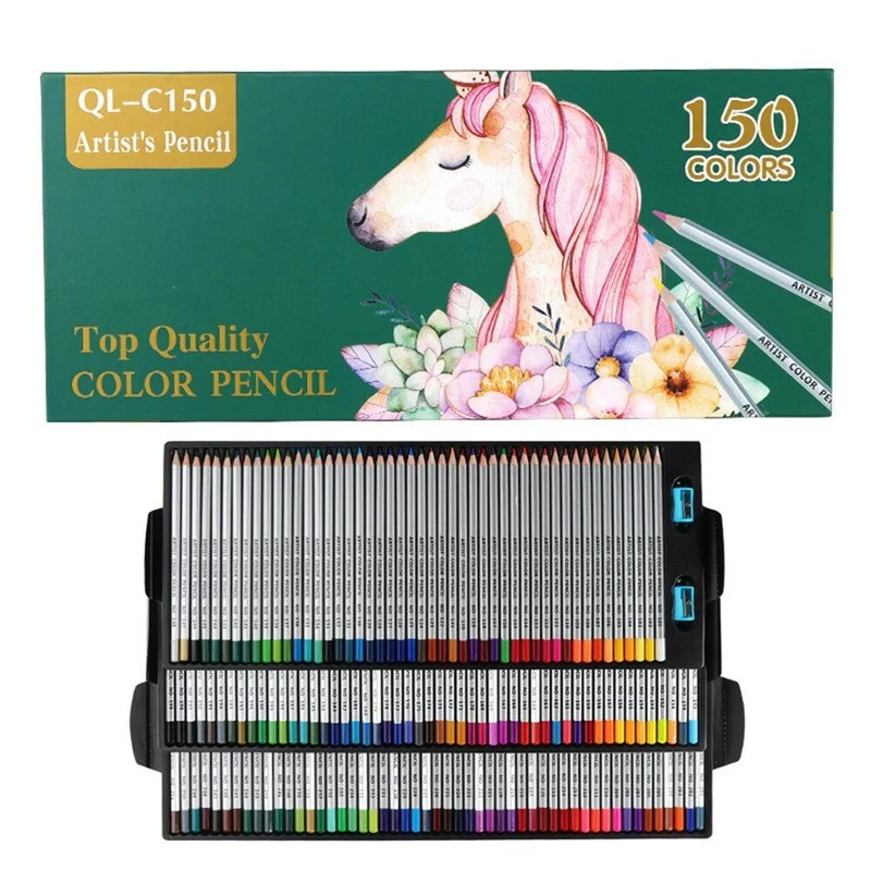 150 Colors Wood Colored Pencils Artist Painting Oil Color Pencil For School Drawing Sketch Pens Art Supplies Stationery