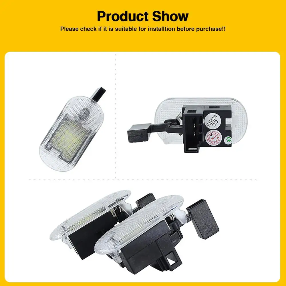 LED CanBus Glove Box Lamp Light for VW Bettle Bora Golf Variant Caddy Touran Touareg for Skoda Superb Fabia Yeti Octavia Car 12V
