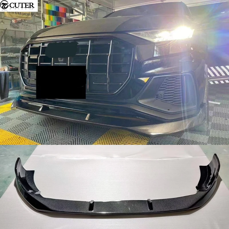 

Q8 Carbon Fiber Front Bumper Lip Splitter for Audi Q8 Car Body Kit