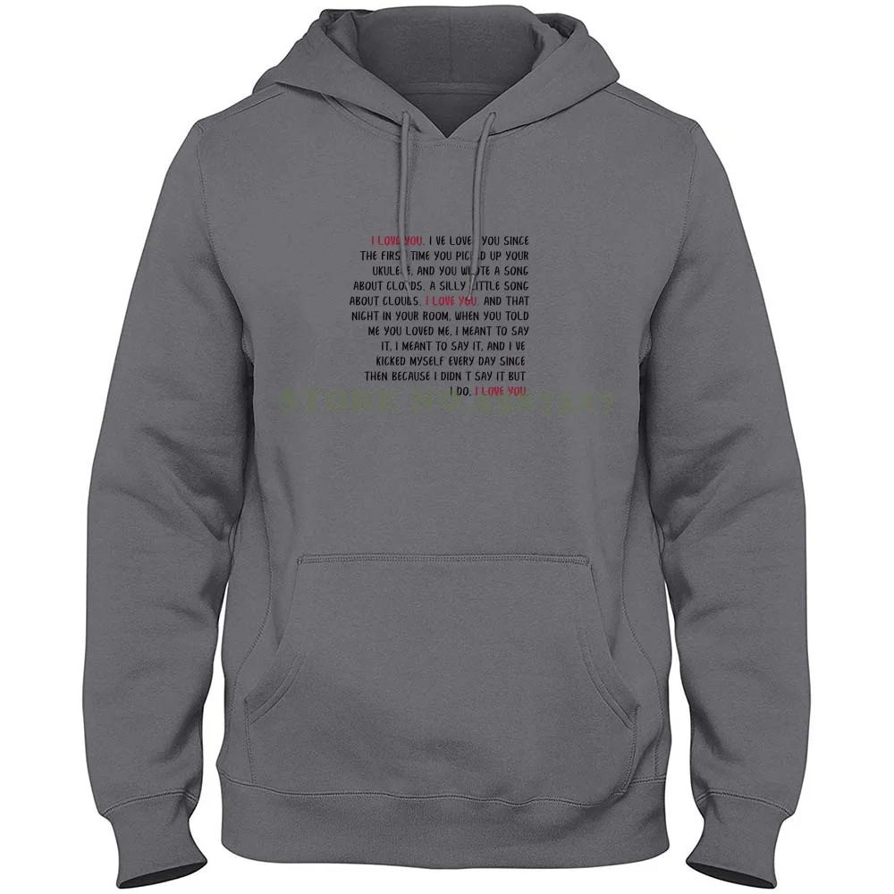 I Love You Speech Hsmtmts 100% Pure Cotton Hoodie Joshua Bassett High School Musical The Musical The Series Ricky Bowen