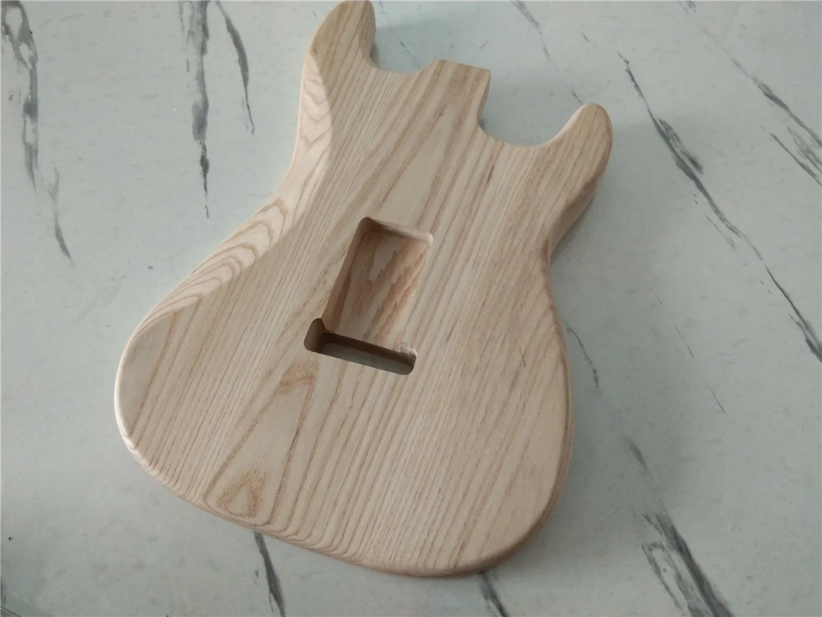 Ash/Alder Wood Lefthand ST Electric Guitar Body Replacement, Unpainted Electric Guitar Body Diy Kits BJ-299  8