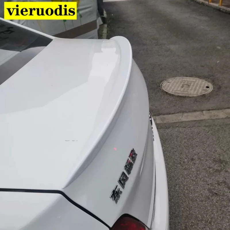 For Peugeot 301 Spoiler High Quality ABS Material Car Rear Wing Primer Color Rear Spoiler For Peugeot 301 Spoiler 2013-2015