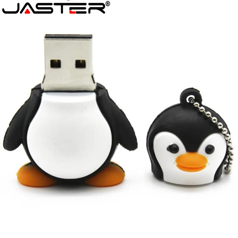 JASTER Lovely Penguin Animal 4GB 8GB 16GB 32GB 64GB Kartun Memory Stick Pendrive Avenger Usb Flash Drive Gift