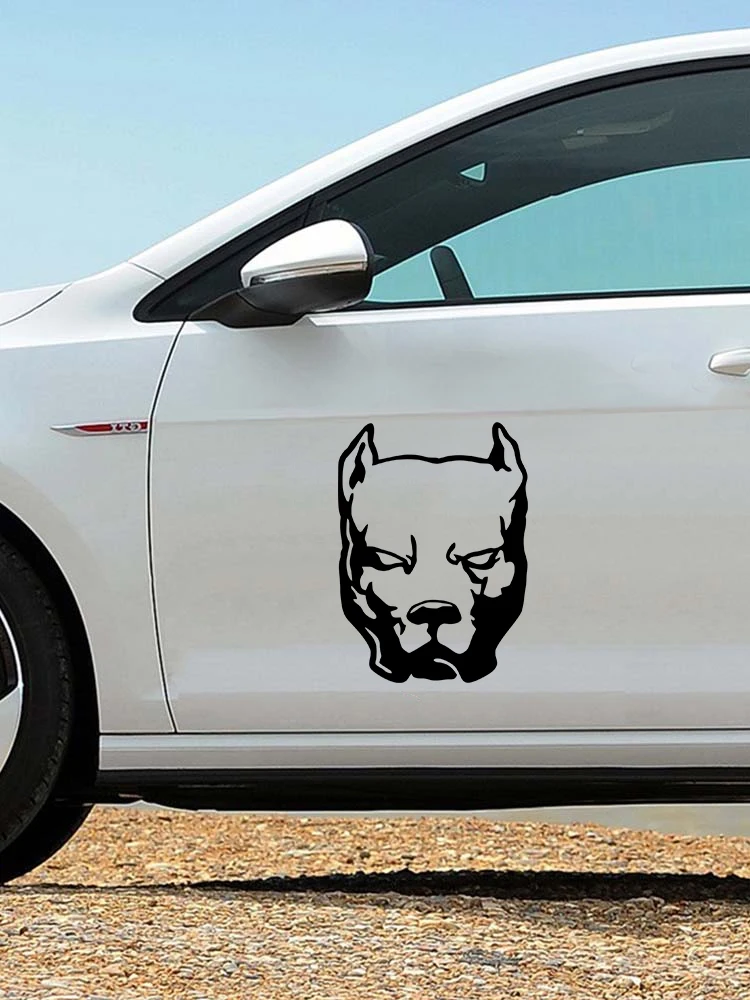 40116# Die-Cut Vinyl Decal Pitbull Car Sticker Waterproof Auto Decors on Car Body Bumper Rear Window