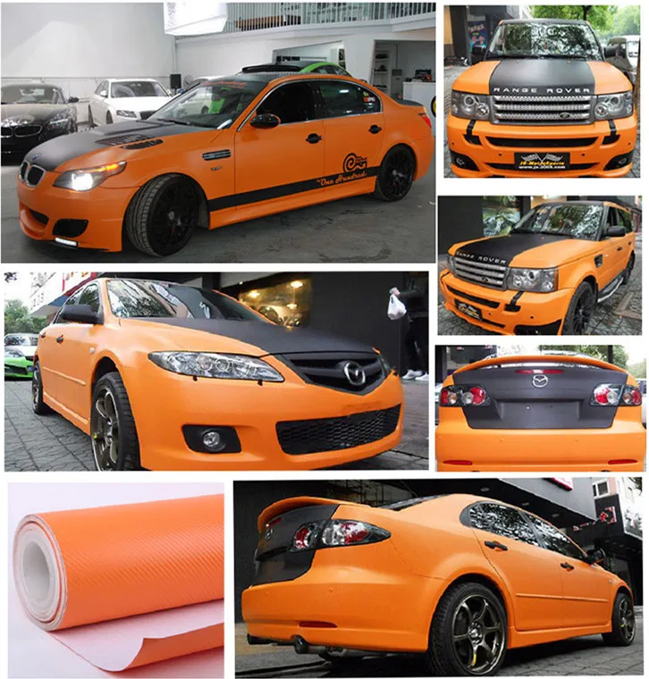 500mmx2000mm 3D Carbon Fiber Vinyl Car Wrap Sheet Roll Film Car stickers and Decals Motorcycle Car Accessories Automobiles