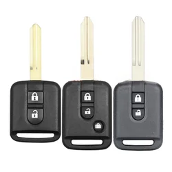 Car Key Replacement Remote Key Shell For Nissan Qashqai Primera Micra Navara Almera Note Sunny Uncut Blade Car Accessories