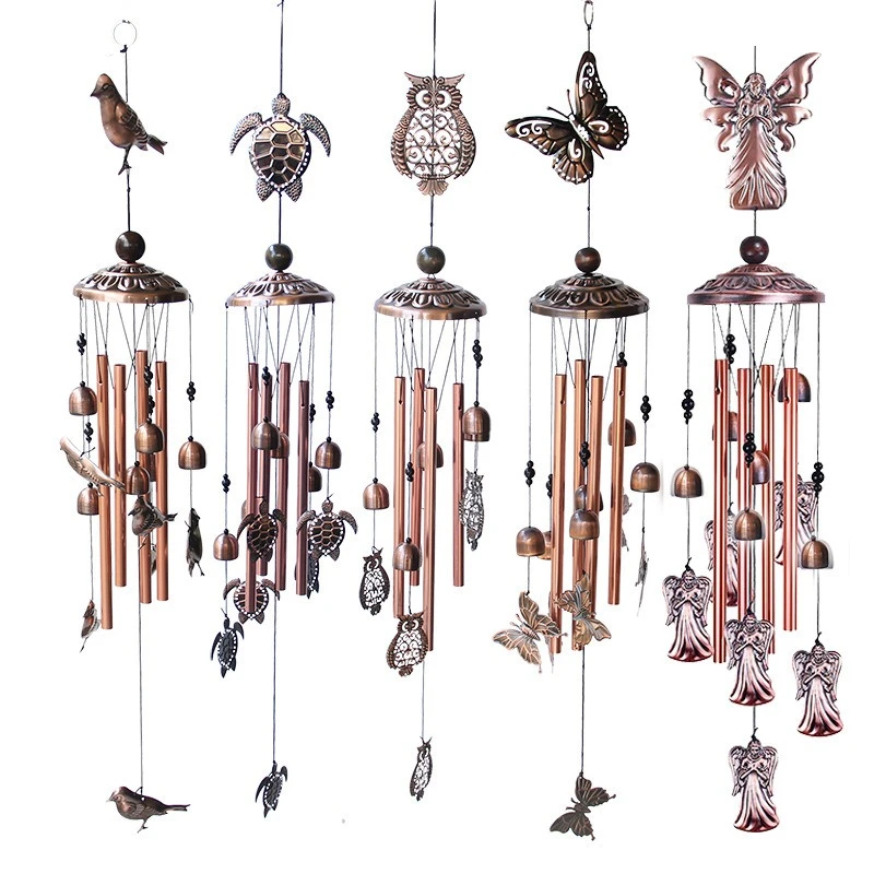 

Wind Chimes Outdoor Deep Tone, 32 Inch Wind Chimes, Retro Metal Butterfly Owl Angel Wind Bells For Home, Party, Garden Decoratio