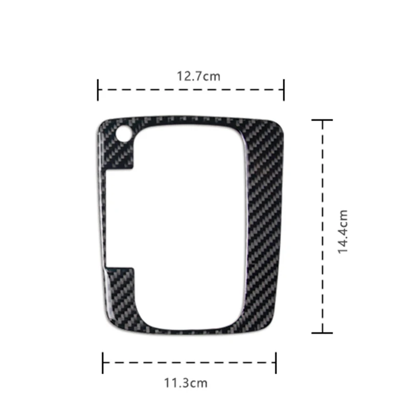 Carbon Fiber Panel For Subaru Forester 2013-2018 Gear Shift Panel Cover Sticker Car Interior Trim LHD RHD Carbon Fiber Covers