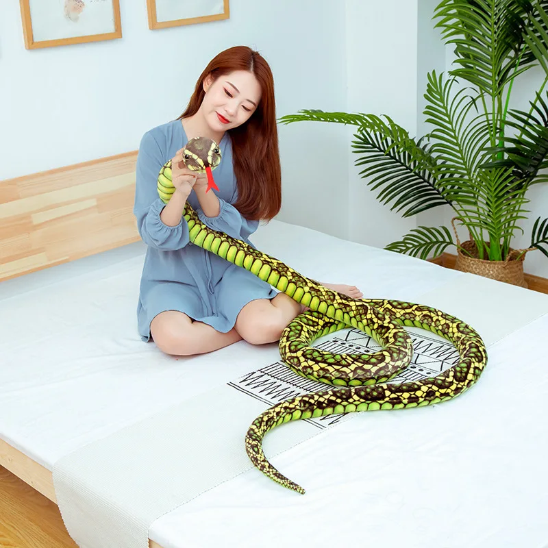 

Home Decoration Creative S-type Simulation Python New Product Funny Birthday Snake Material Is_Customized Origin Animal Snake