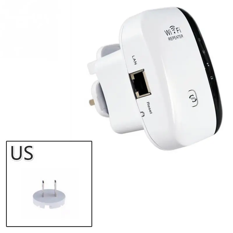 Wireless Network Repeater WiFi Signal Amplifier Home Router Extender 300m Transmit Enhanced Signal Amplifier