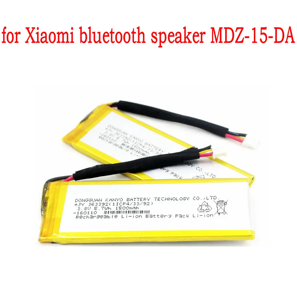 

High Quality 1500mAh 363392 Battery for Xiaomi bluetooth speaker MDZ-15-DA battery