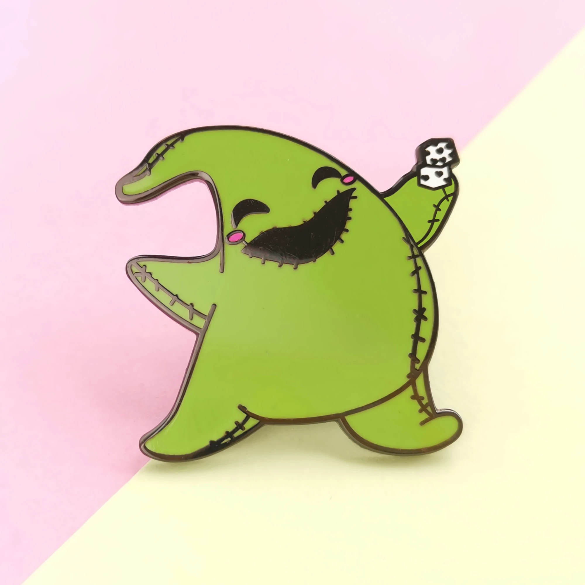 Nightmare Before Christmas Enamel Pins Cute Cartoon Oogie Boogies Lapel Pin Halloween Medal Brooch Backpack Jewelry Accessories