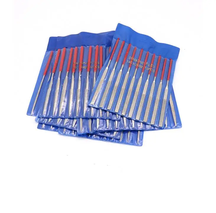 

DHL 100set 10pcs/set High Quality 140mm Needle Files Jeweler Diamond Carving Craft Tool Metal Glass Stone SN3782